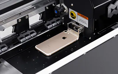 Sistema anti-colisión para proteger el carro y los cabezales · Uviprint DTF